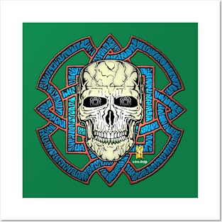 Celtic Skull Knot by Hard Grafixs© Posters and Art